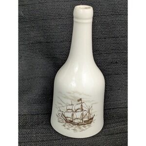 Rare 1957 Copeland Spode Mayflower II Mini Vintage Wine Liquor Bar Bottle